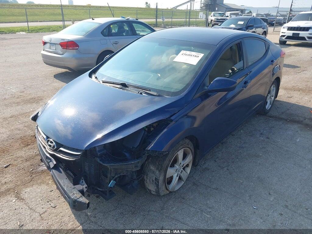 KMHDH4AE8DU534675 2013 HYUNDAI ELANTRA photo no. 2