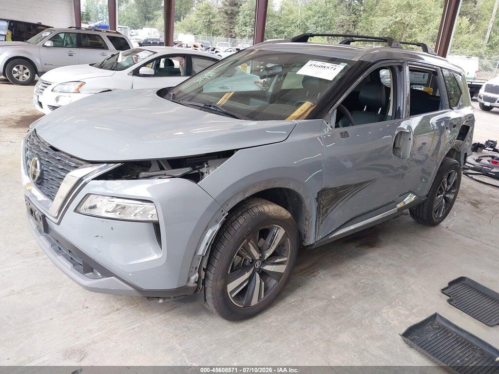 5N1AT3CBXMC839163 2021 NISSAN ROGUE photo no. 2