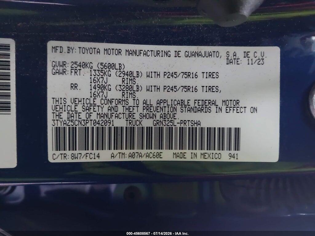 3TYAZ5CN3PT042091 2023 TOYOTA TACOMA photo no. 9