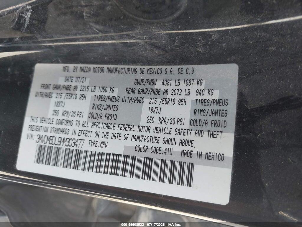 3MVDMBDL9MM303477 2021 MAZDA CX-30 photo no. 9