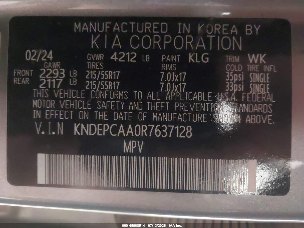 KNDEPCAA0R7637128 2024 KIA SELTOS photo no. 9
