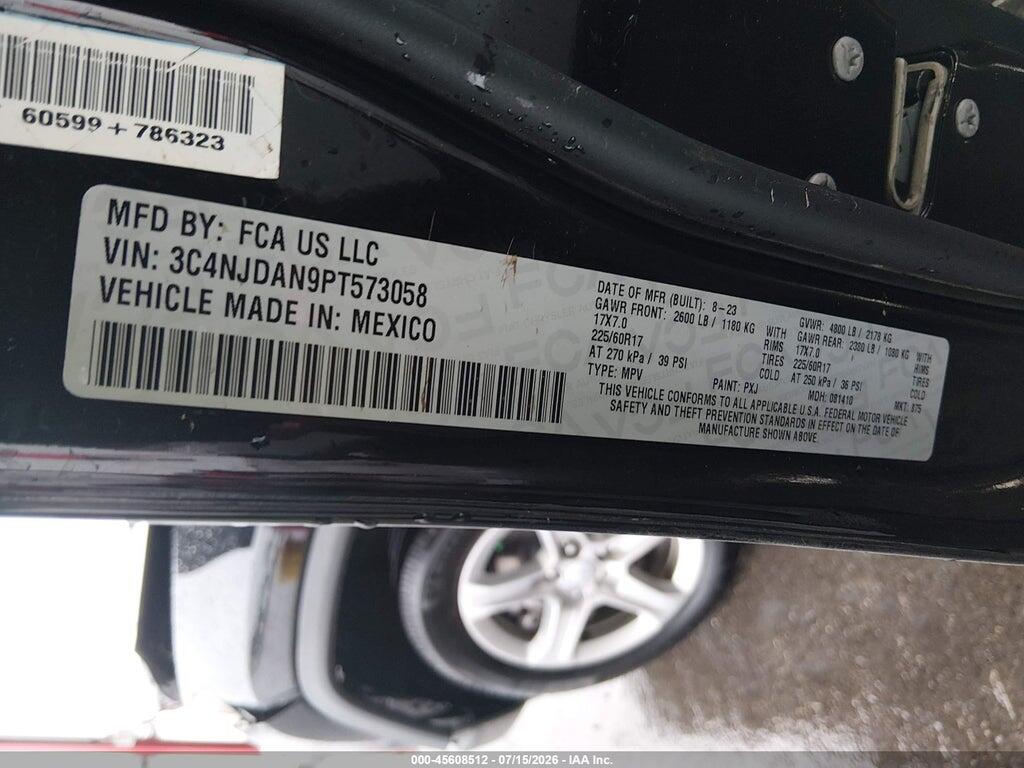 3C4NJDAN9PT573058 2023 JEEP COMPASS photo no. 9