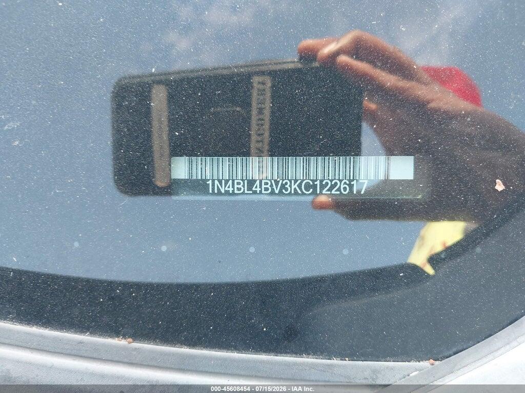 1N4BL4BV3KC122617 2019 NISSAN ALTIMA photo no. 9