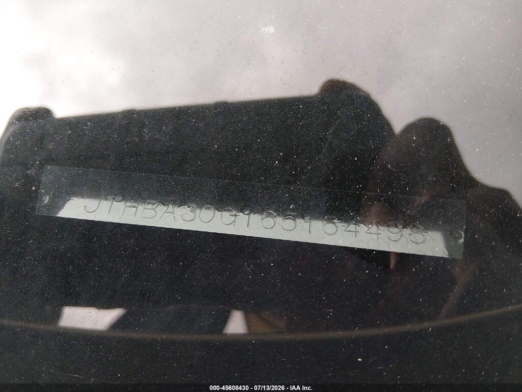 JTHBA30G165164498 2006 LEXUS ES 330 photo no. 12