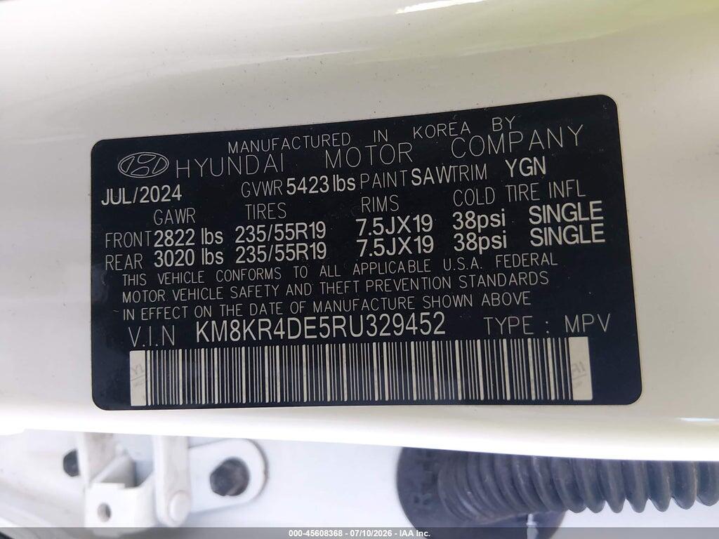 KM8KR4DE5RU329452 2024 HYUNDAI IONIQ 5 photo no. 9