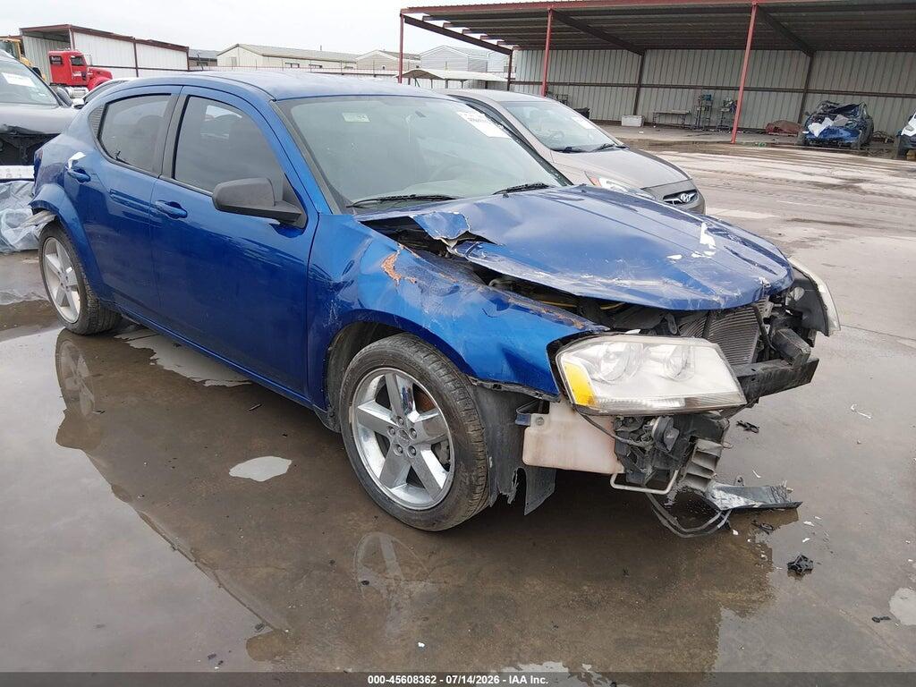 1C3CDZAB2DN613398 2013 DODGE AVENGER photo no. 1