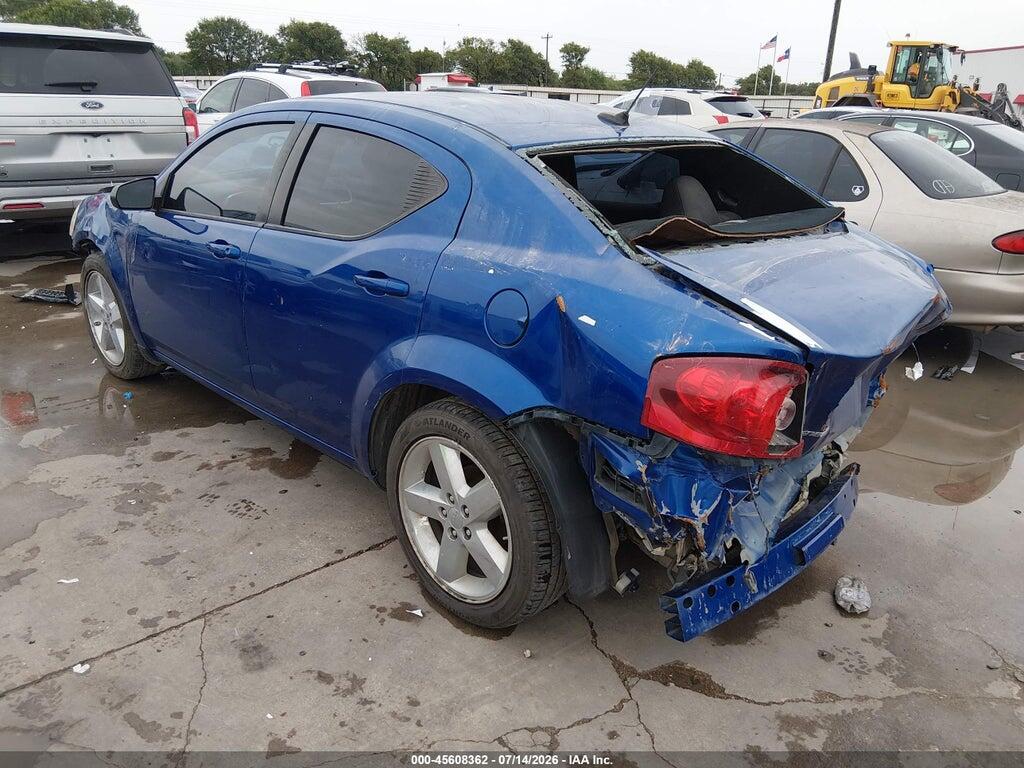 1C3CDZAB2DN613398 2013 DODGE AVENGER photo no. 3
