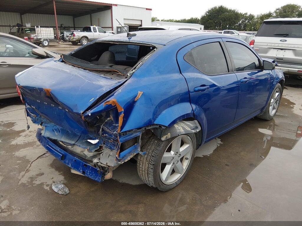 1C3CDZAB2DN613398 2013 DODGE AVENGER photo no. 4