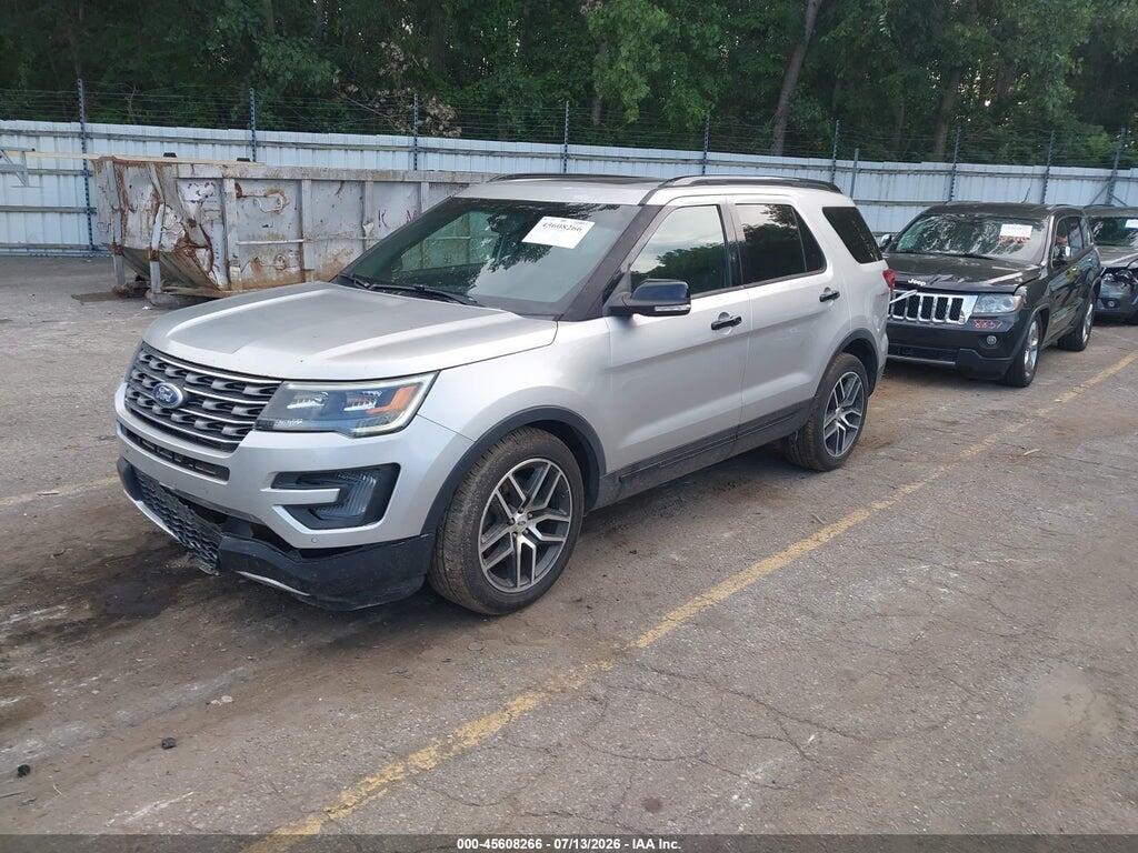 1FM5K8GT2GGB38540 2016 FORD EXPLORER photo no. 2