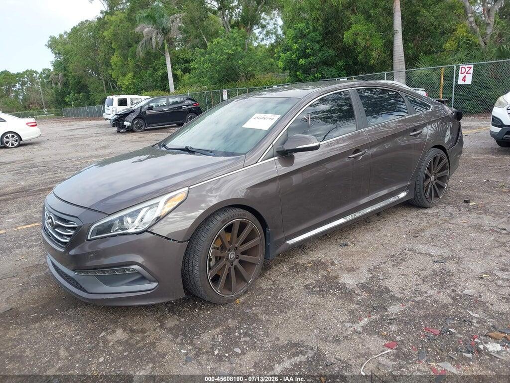 5NPE34AF3HH543252 2017 HYUNDAI SONATA photo no. 2