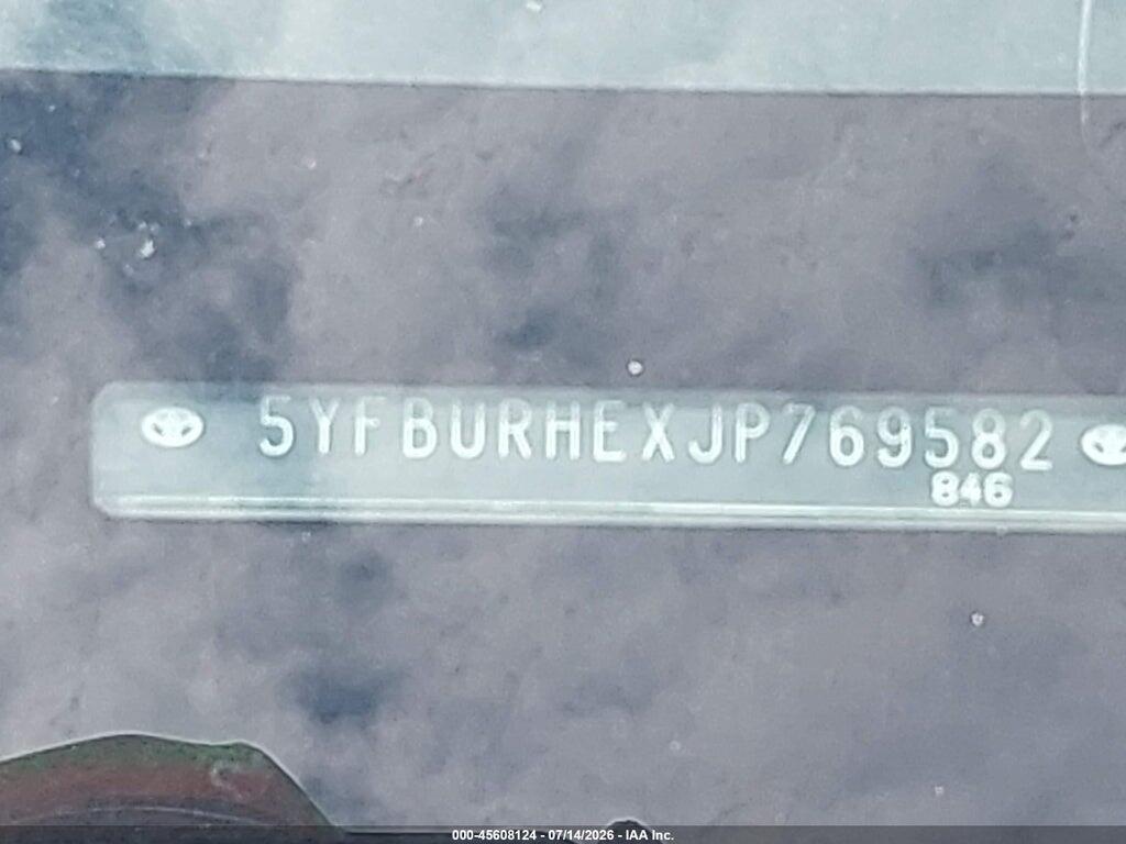 5YFBURHEXJP769582 2018 TOYOTA COROLLA photo no. 9