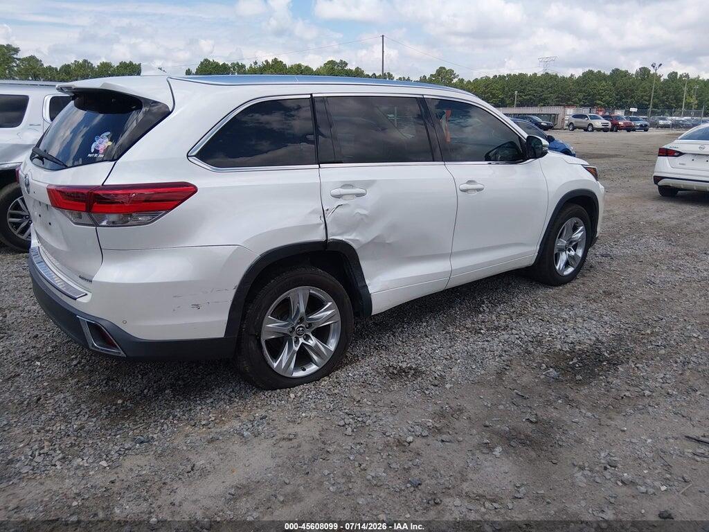5TDYZRFH2HS214796 2017 TOYOTA HIGHLANDER photo no. 4