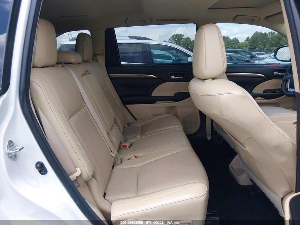 5TDYZRFH2HS214796 2017 TOYOTA HIGHLANDER photo no. 8