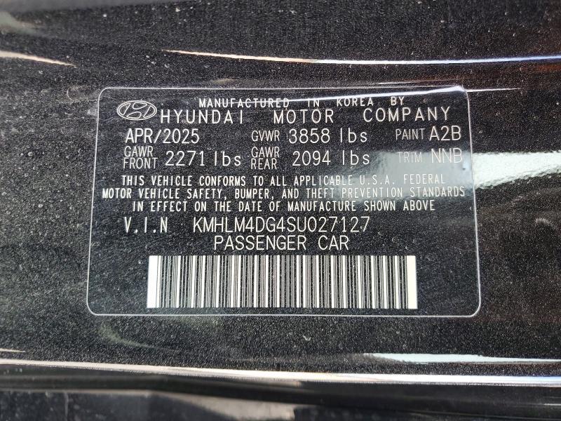 KMHLM4DG4SU027127 2025 HYUNDAI ELANTRA photo no. 12