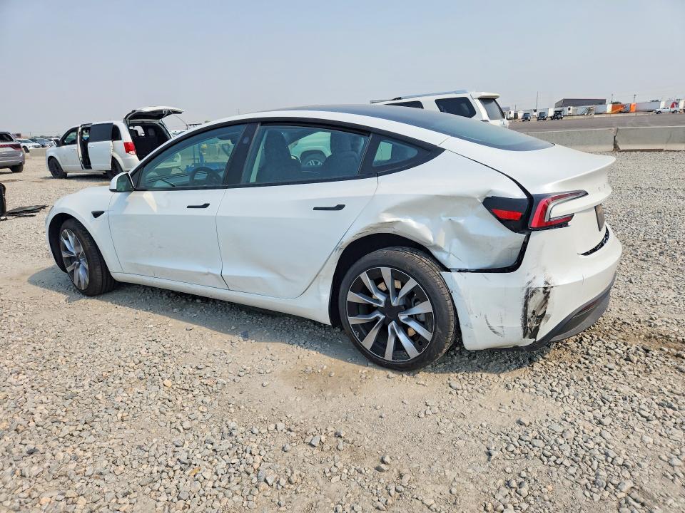 5YJ3E1EB9SF906893 2025 TESLA MODEL 3 photo no. 2