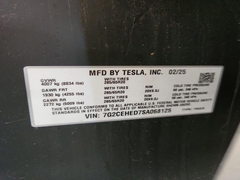 2025 TESLA CYBERTRUCK — Фото 12 из 12