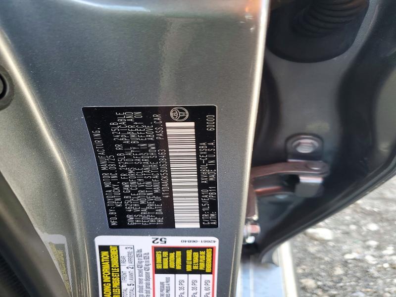 4T1DAACK5SU638463 2025 TOYOTA CAMRY SE photo no. 12