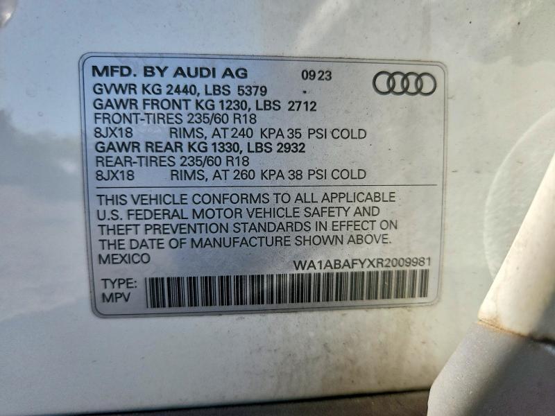 2024 AUDI Q5 PREMIUM 40 — Фото 13 из 13