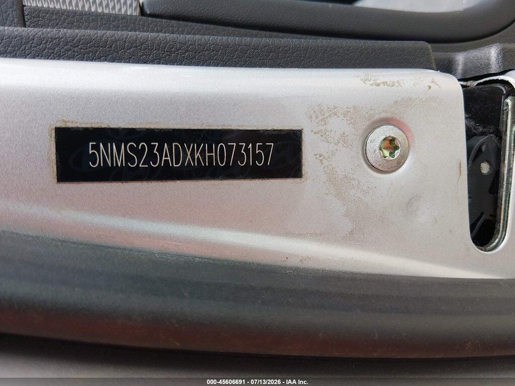5NMS23ADXKH073157 2019 HYUNDAI SANTA FE photo no. 9