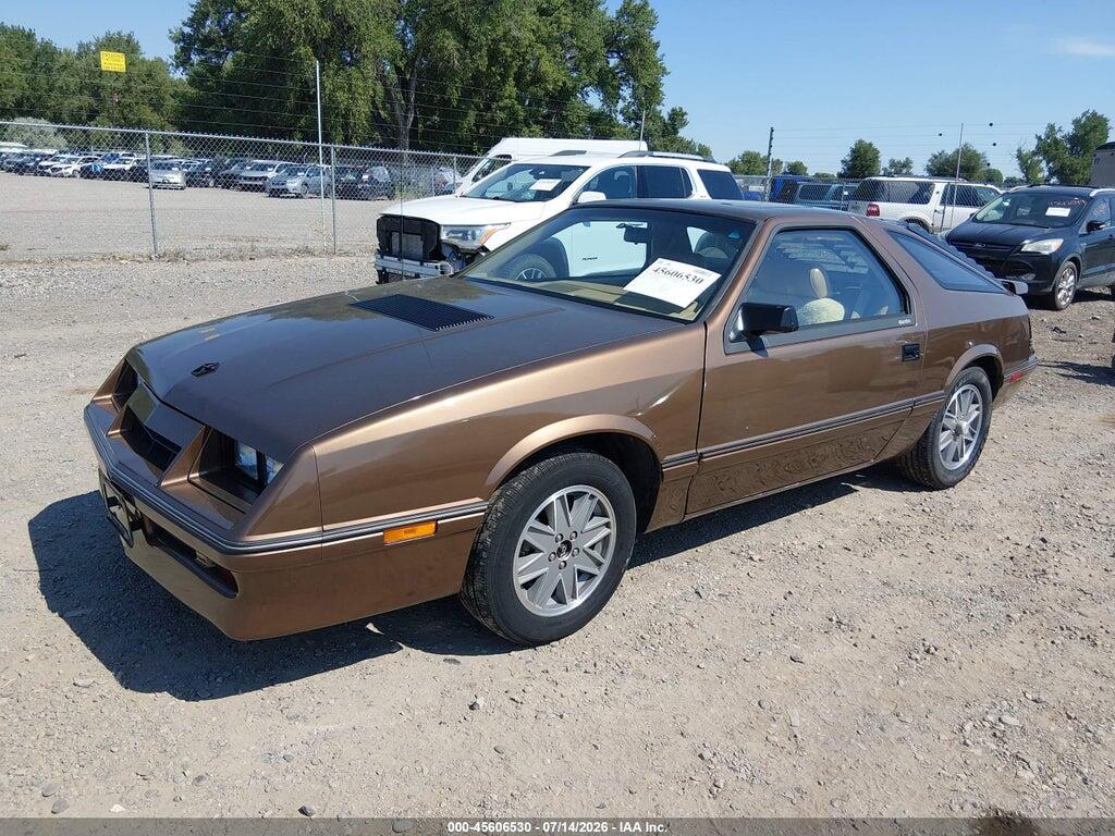 1C3BA54EXGG228702 1986 CHRYSLER LASER photo no. 2