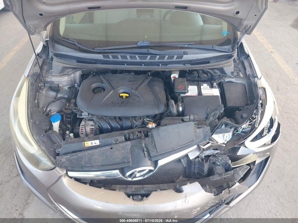 5NPDH4AE1EH461956 2014 HYUNDAI ELANTRA photo no. 10