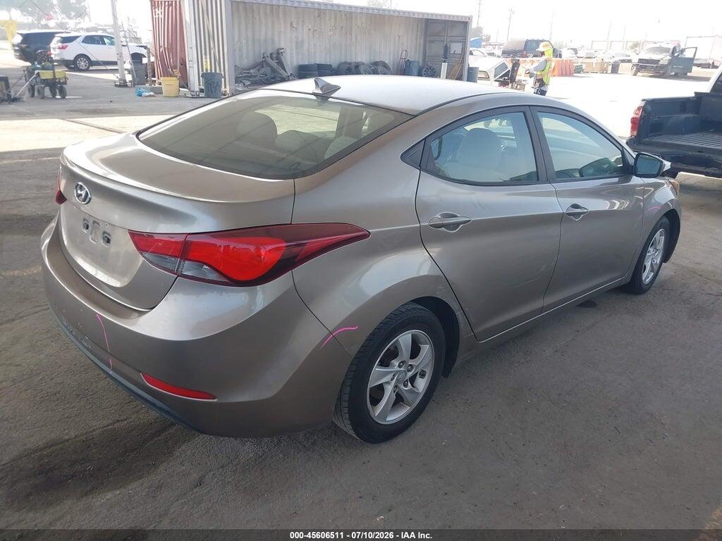 5NPDH4AE1EH461956 2014 HYUNDAI ELANTRA photo no. 4