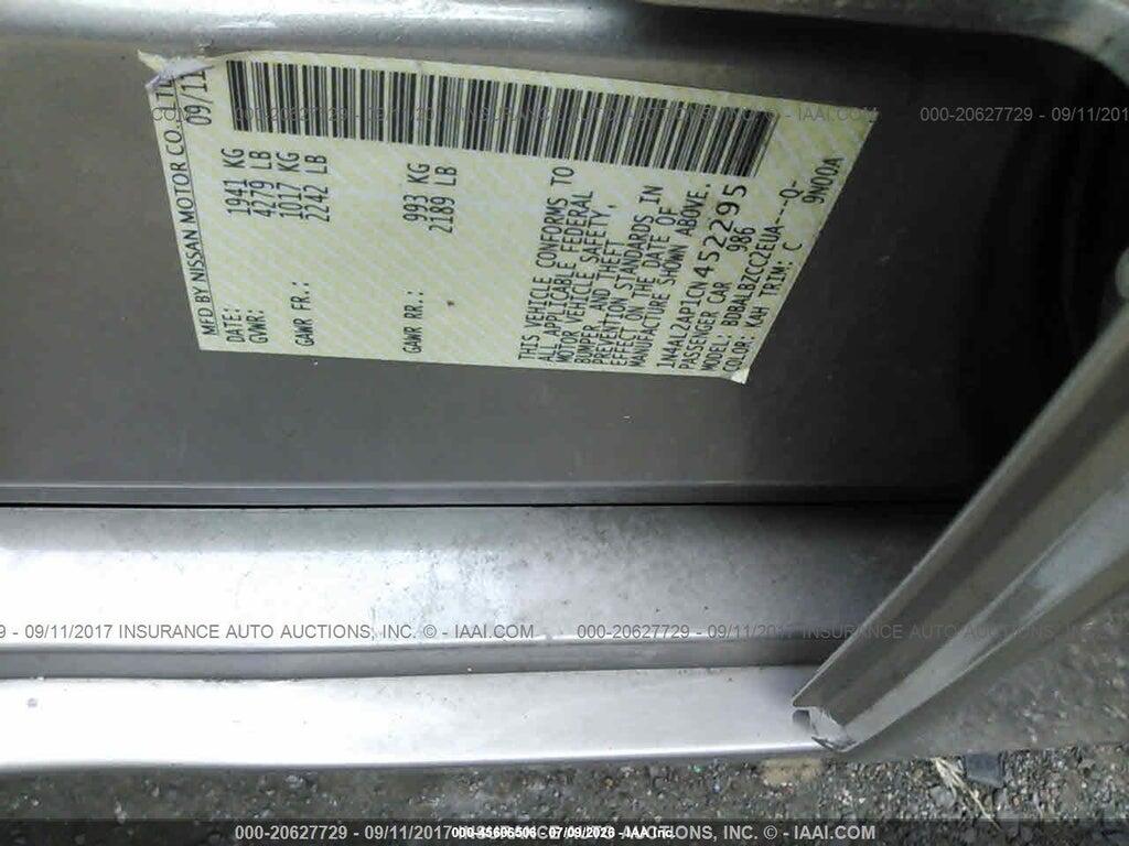 1N4AL2AP1CN452295 2012 NISSAN ALTIMA photo no. 9