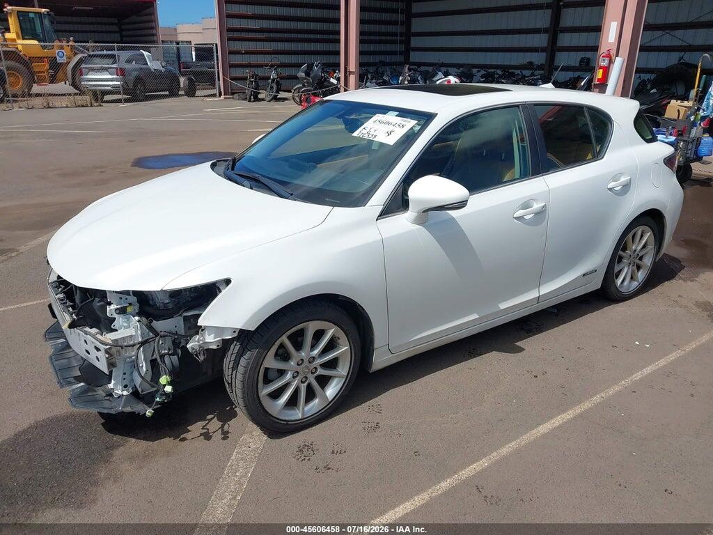 JTHKD5BH3C2094802 2012 LEXUS CT 200H photo no. 2