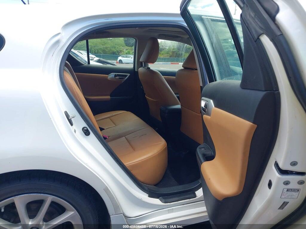 JTHKD5BH3C2094802 2012 LEXUS CT 200H photo no. 8