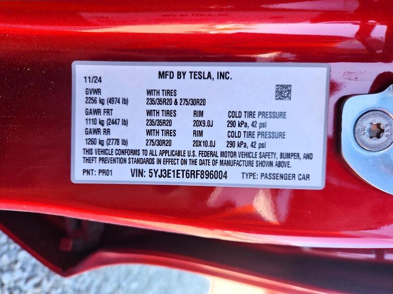 2024 TESLA MODEL 3 — Фото 12 из 12