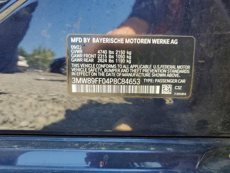 3MW89FF04P8C84653 2023 BMW 330XI photo no. 12