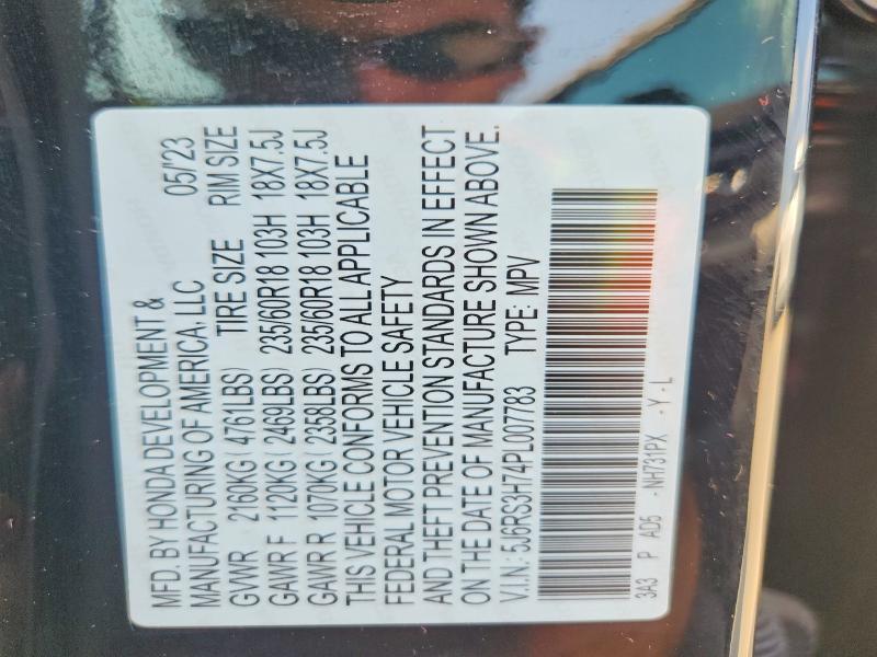 5J6RS3H74PL007783 2023 HONDA CR-V photo no. 12