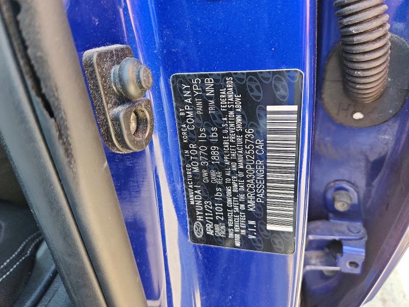 KMHRC8A30PU255736 2023 HYUNDAI VENUE photo no. 12