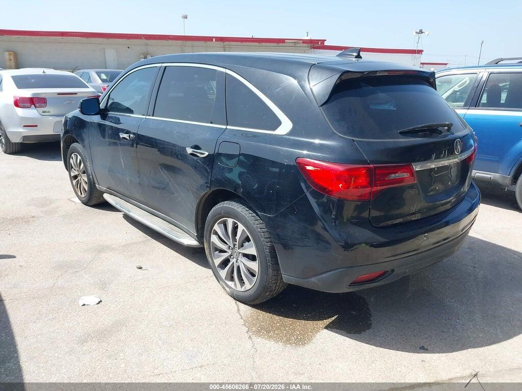 5FRYD3H45EB018601 2014 ACURA MDX photo no. 3