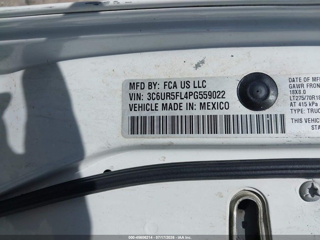 3C6UR5FL4PG559022 2023 RAM 2500 photo no. 9