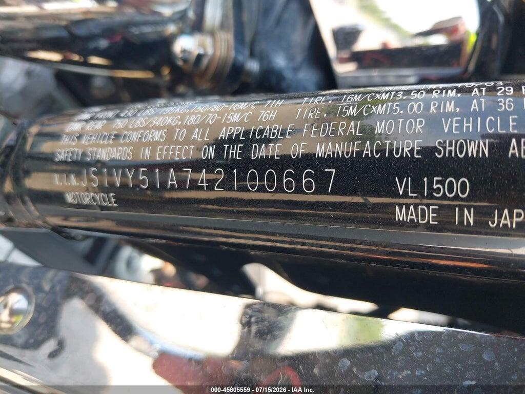 JS1VY51A742100667 2004 SUZUKI VL1500 photo no. 10