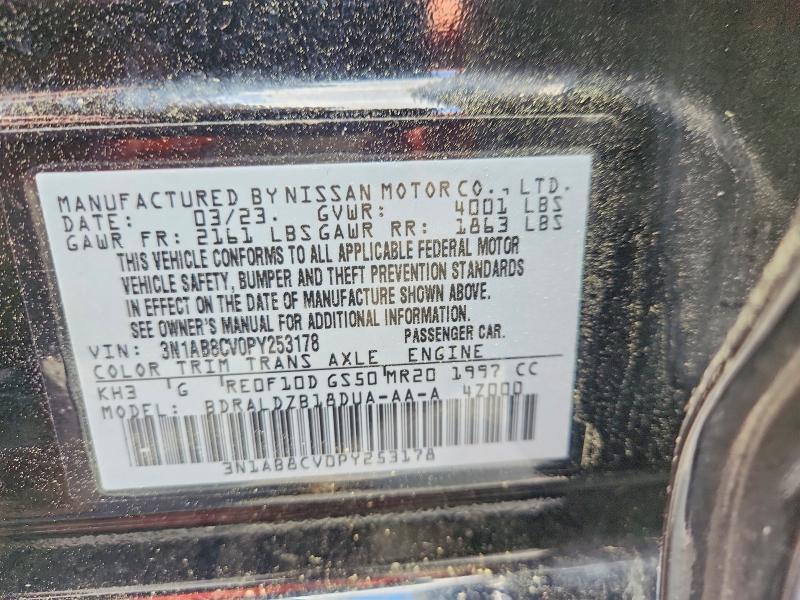 3N1AB8CV0PY253178 2023 NISSAN SENTRA photo no. 12