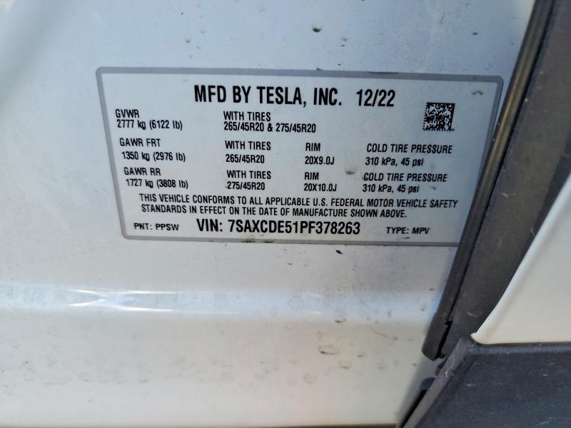 2023 TESLA MODEL X — Фото 14 из 14