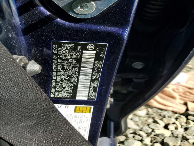 JTDBCMFE6PJ014371 2023 TOYOTA COROLLA HYBRID photo no. 12