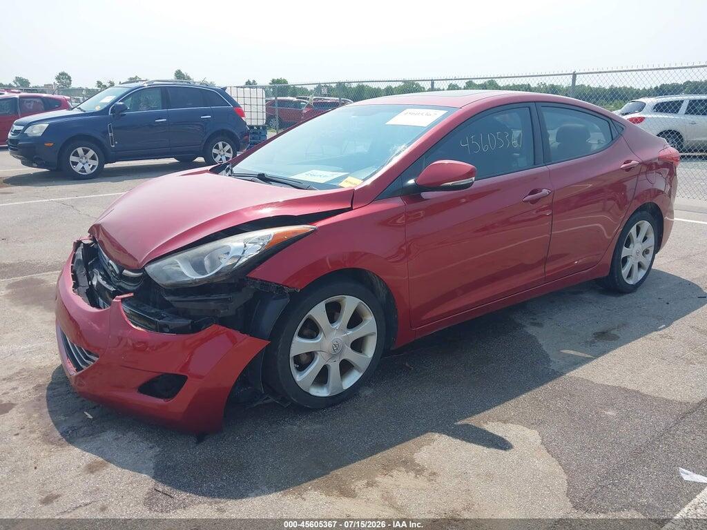KMHDH4AEXDU680303 2013 HYUNDAI ELANTRA photo no. 2