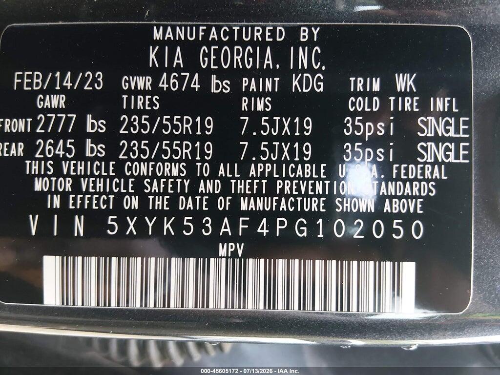 5XYK53AF4PG102050 2023 KIA SPORTAGE photo no. 9