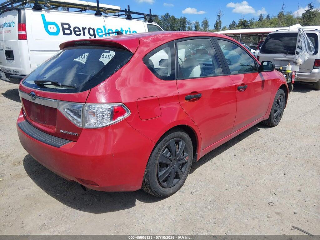 JF1GH61658H810384 2008 SUBARU IMPREZA WAGON (NATL photo no. 4