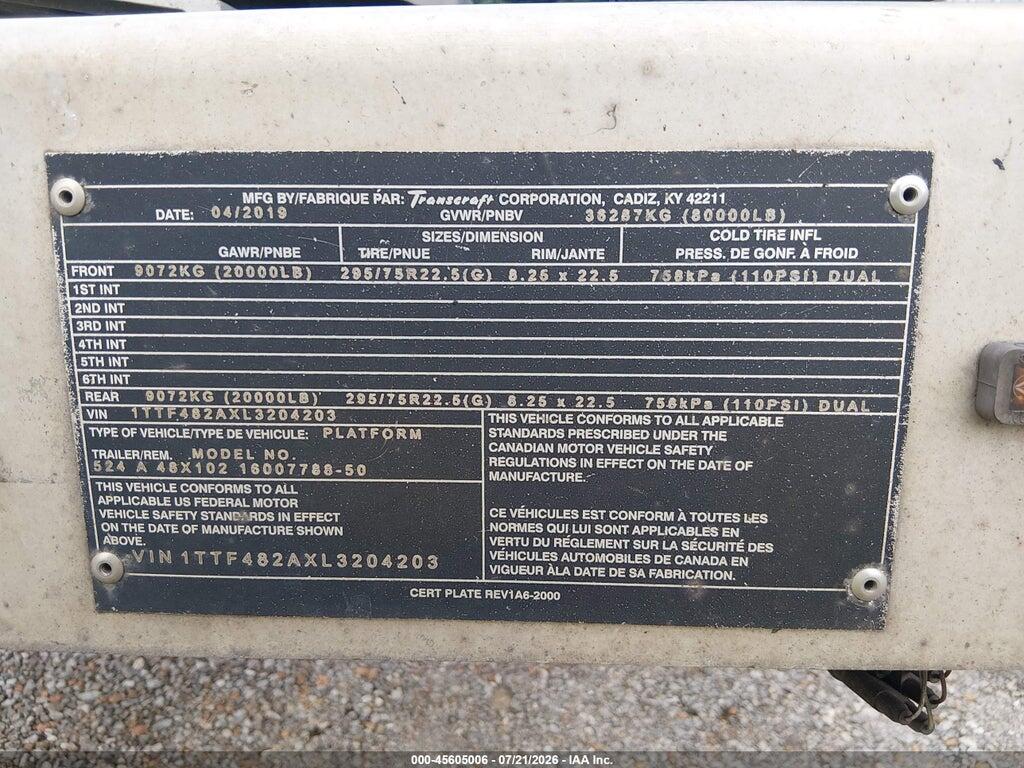 1TTF482AXL3204203 2020 TRANSCRAFT CORP UNKNOWN photo no. 8