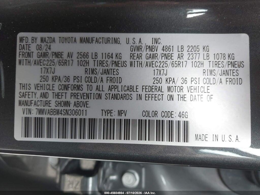 7MMVABBM4SN306011 2025 MAZDA CX-50 photo no. 9