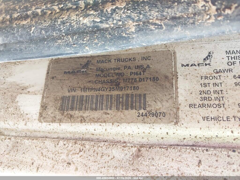 1M1PN4GY3SM017180 2025 MACK PINNACLE photo no. 8
