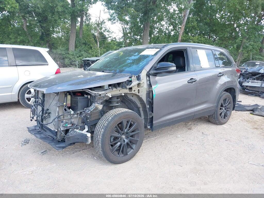 5TDJZRFH5KS973435 2019 TOYOTA HIGHLANDER photo no. 2