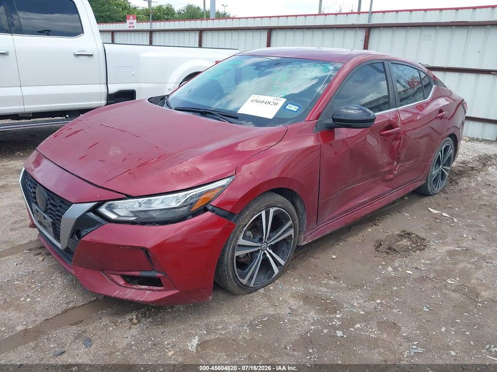 3N1AB8DV7NY255828 2022 NISSAN SENTRA photo no. 2