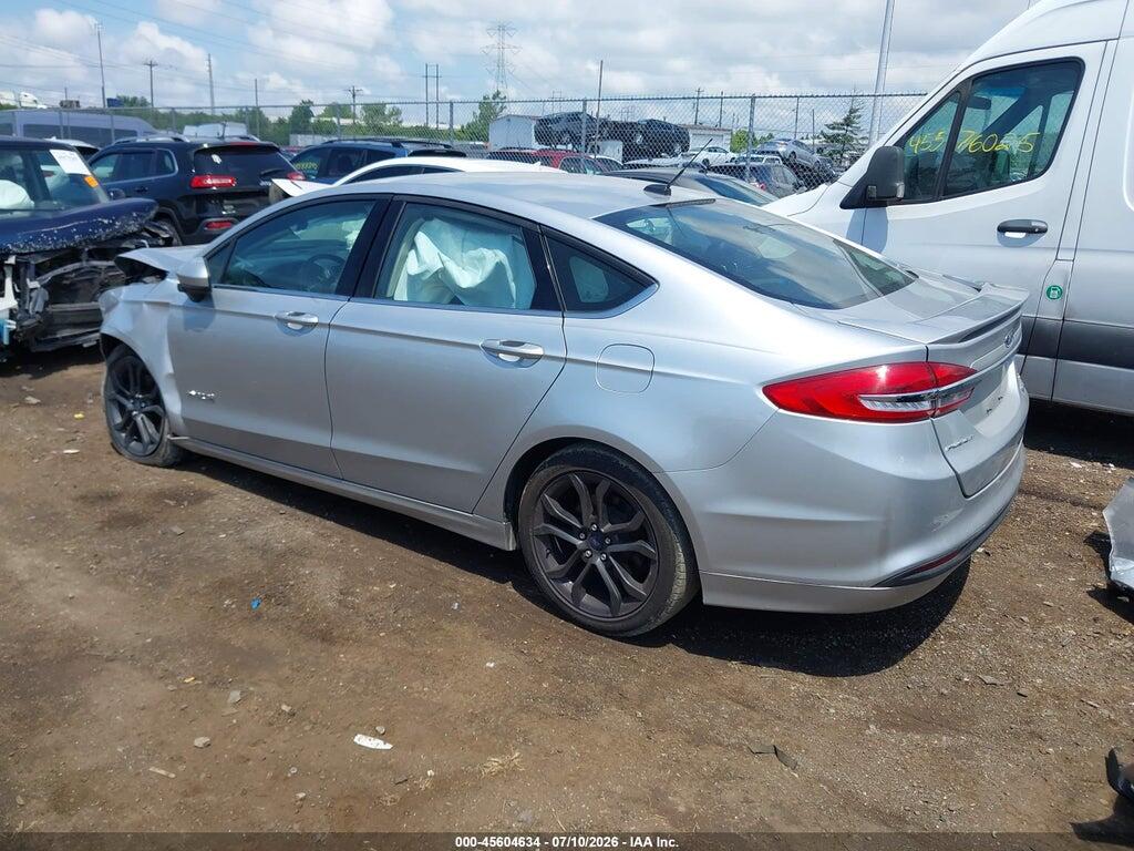 3FA6P0LU5JR169796 2018 FORD FUSION HYBRID photo no. 3