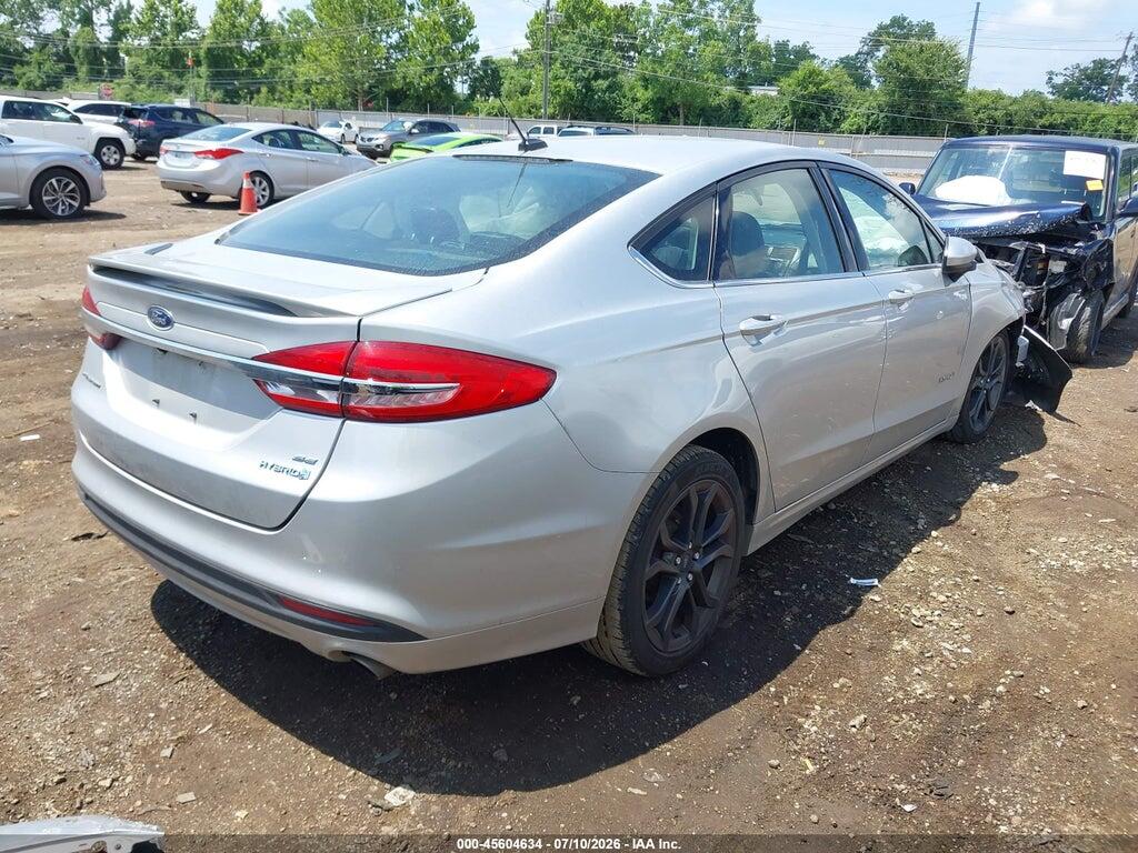 3FA6P0LU5JR169796 2018 FORD FUSION HYBRID photo no. 4