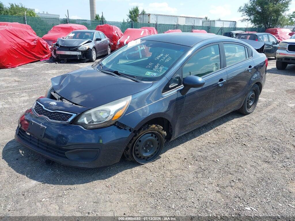 KNADN4A32D6216287 2013 KIA RIO photo no. 2